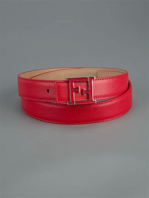 fendi red belt women sale|red fendi belt men.